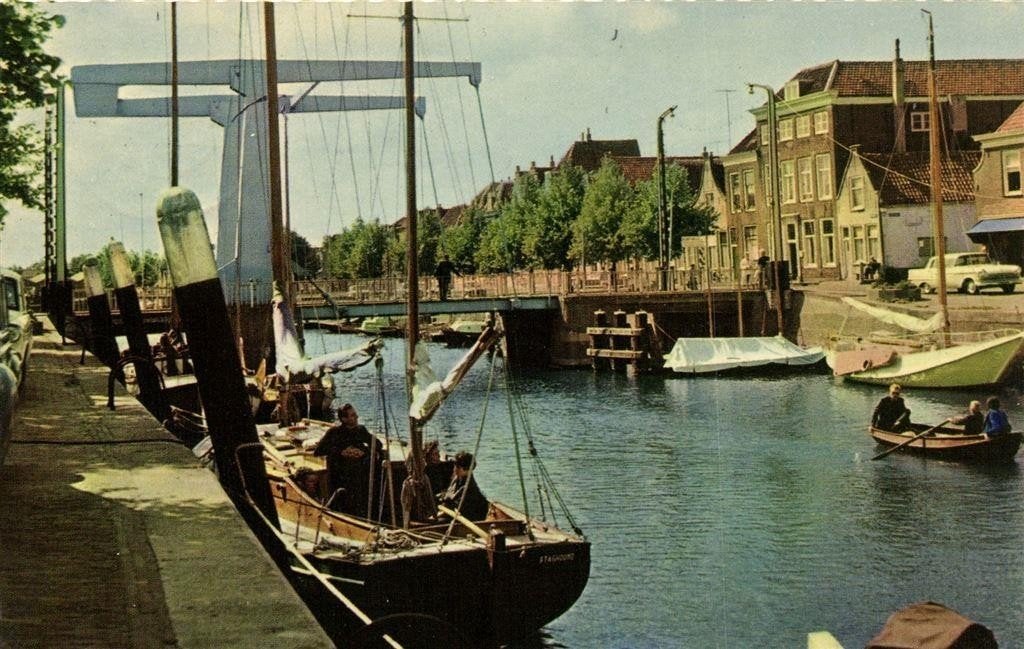 Brielle, Maarlandse haven - gelopen, Verzamelen, Ansichtkaarten | Nederland, Gelopen, Zuid-Holland, 1960 tot 1980, Ophalen of Verzenden