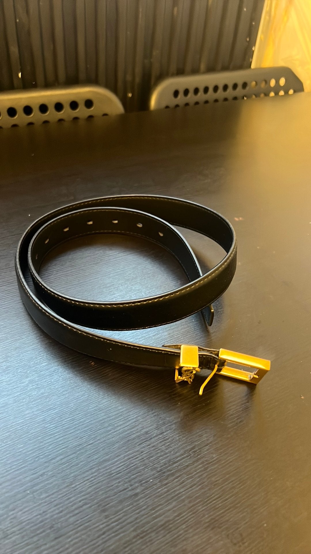 Riem YSL, Ophalen of Verzenden, Zo goed als nieuw, Zwart, 100 cm of meer