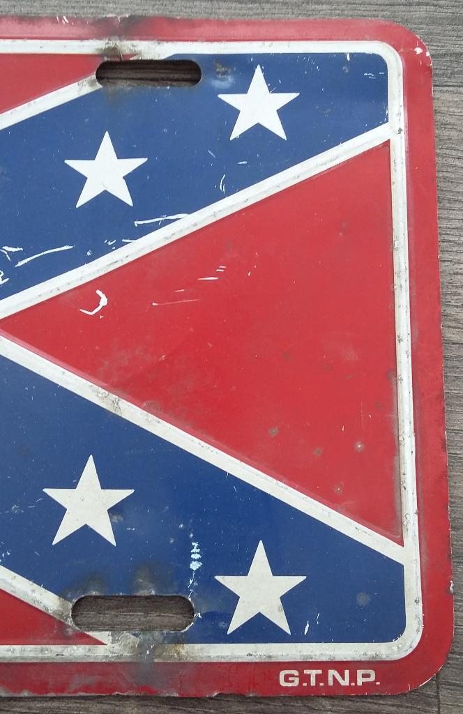 Jaren 60-70 USA Rebellen Nummerbord Bord Schild Navy Jack, Ophalen of Verzenden, Gebruikt, Auto's
