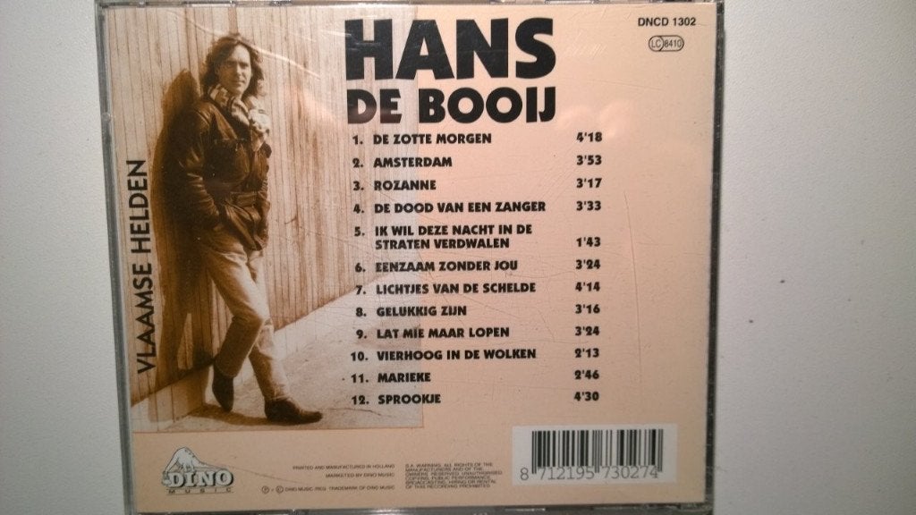 Hans de Booij - Vlaamse Helden, Ophalen of Verzenden, Zo goed als nieuw, Pop, Album