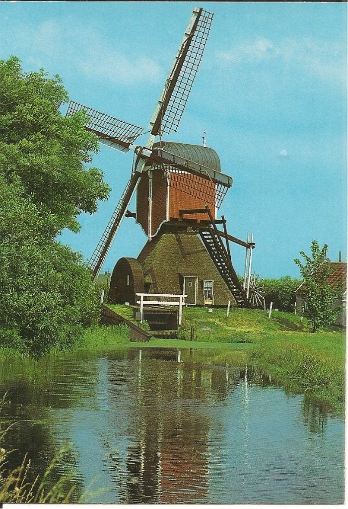 Oude Ansichtkaart: De Vrouw Venner Wipwatermolen, Ophalen of Verzenden, 1960 tot 1980, Ongelopen, Zuid-Holland