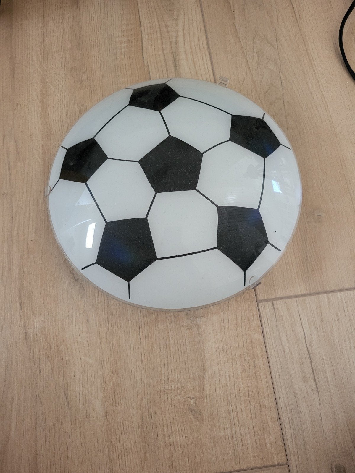 Voetbal plafondlamp - Ideaal voor kinderkamer, Ophalen, Wit, Overige merken, Gebruikt