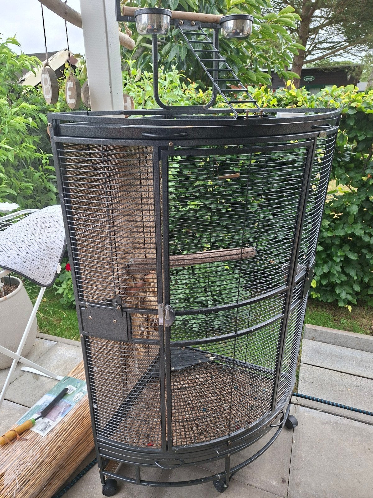 Hoekkooi, Dieren en Toebehoren, Ophalen, Hout, Vogelkooi