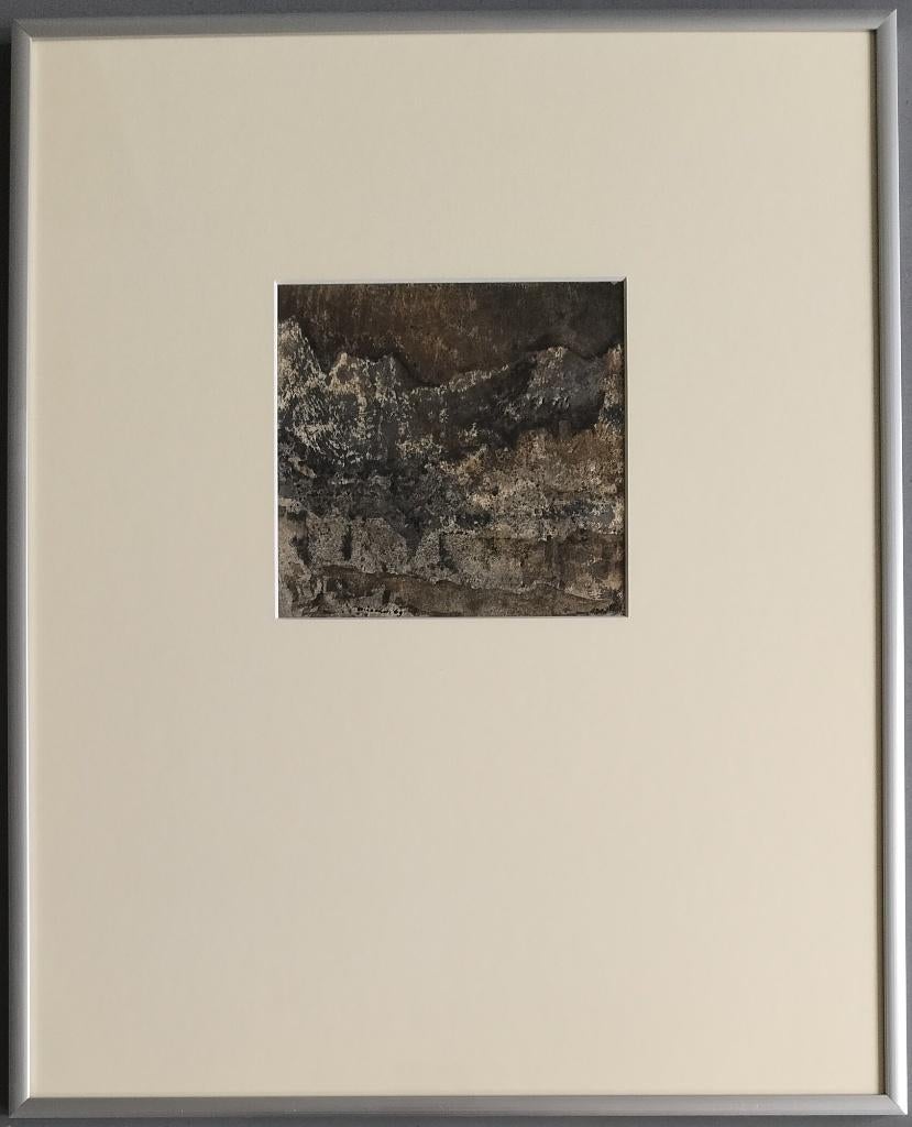 Jan Miechels – gesigneerde gouache, Ophalen