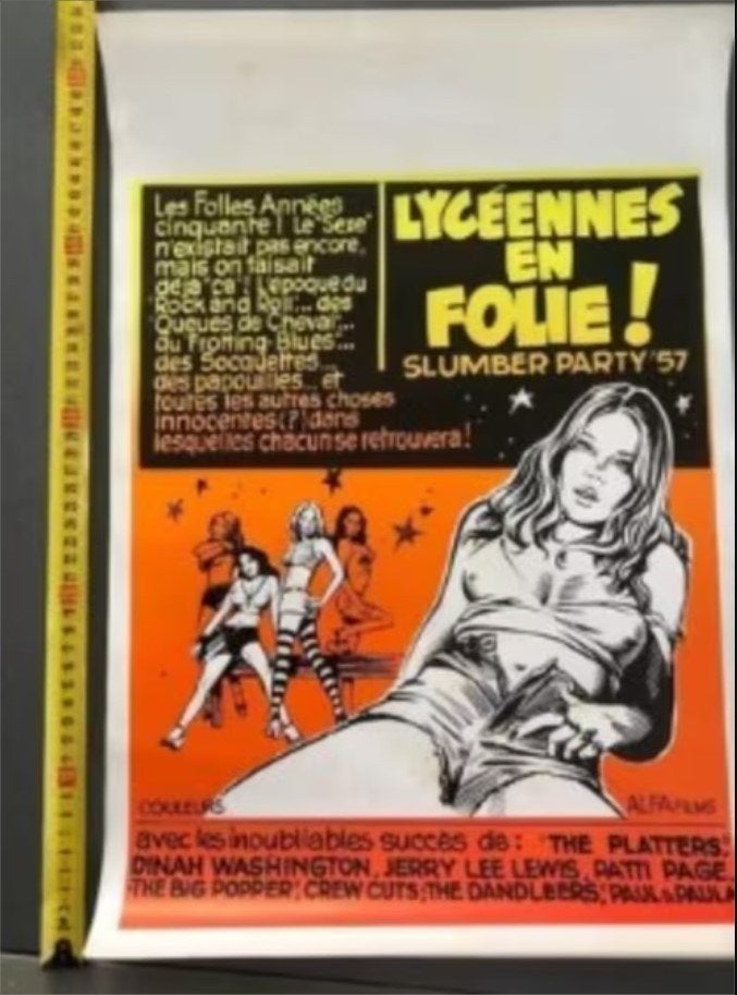 Lyceennes en folie slumber party manara ? Poster, Eén stripboek, Ophalen of Verzenden, Zo goed als nieuw