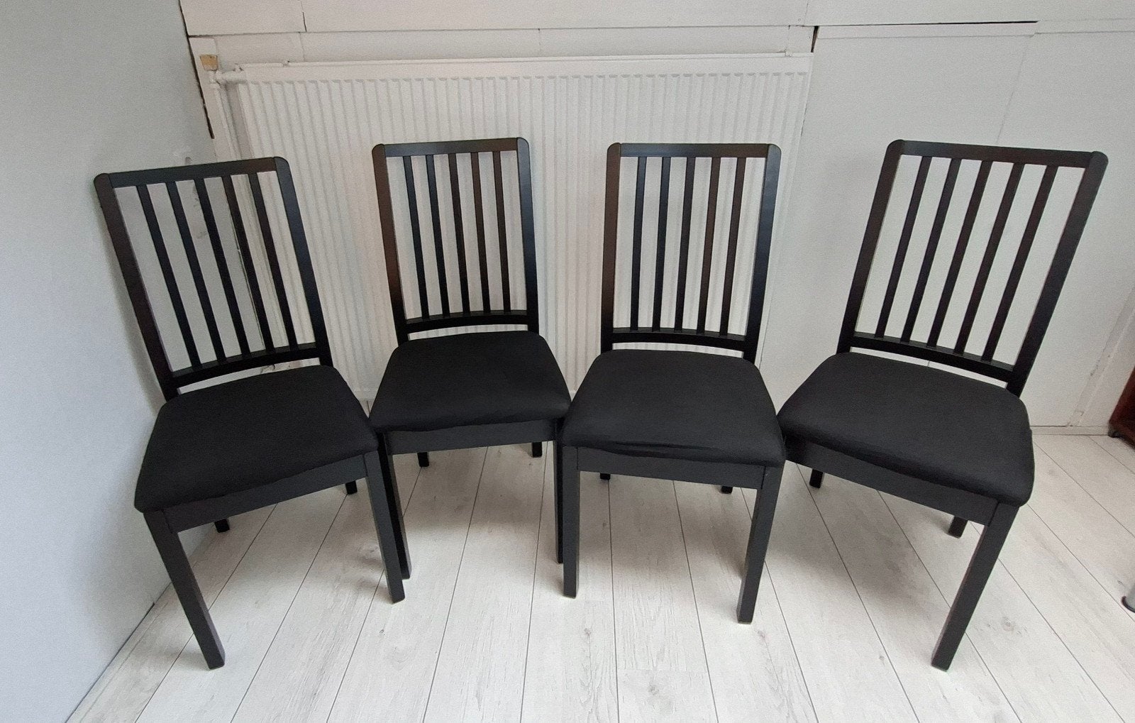 4x ikea ekedalen stoelen, Huis en Inrichting, Ophalen, Gebruikt, Zwart, Vier