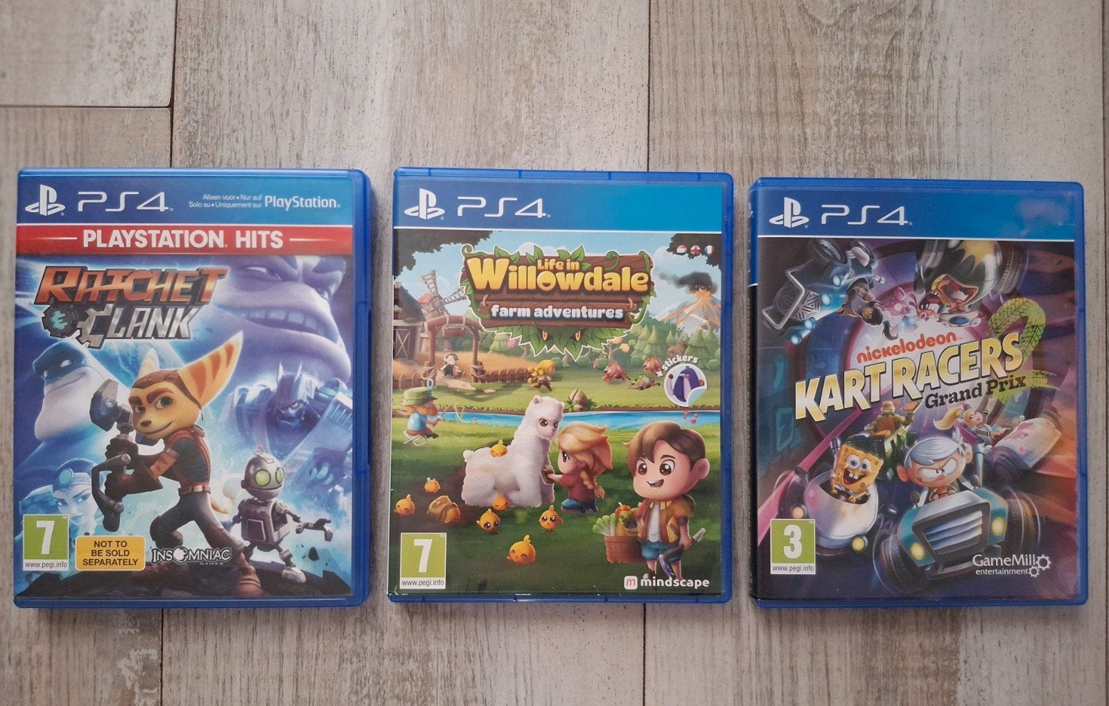 PS4 spellen diverse, Ophalen, 1 speler, Racen en Vliegen, Zo goed als nieuw