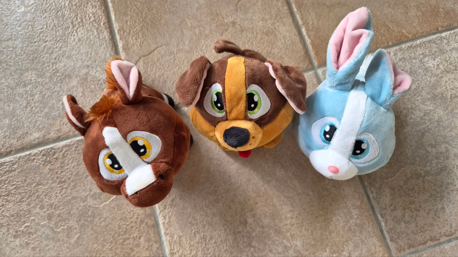 3 Schone en Leuke Knuffeldieren in Zeer Goede Staat, Ophalen of Verzenden, Zo goed als nieuw, Bruin, Hond