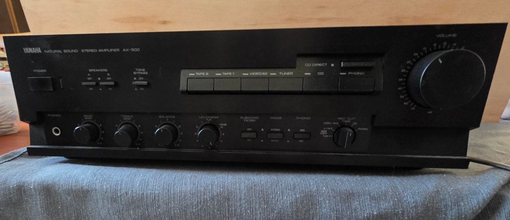 Yamaha AX-500 Versterker, Overige systemen, Yamaha, Ophalen of Verzenden, Zo goed als nieuw