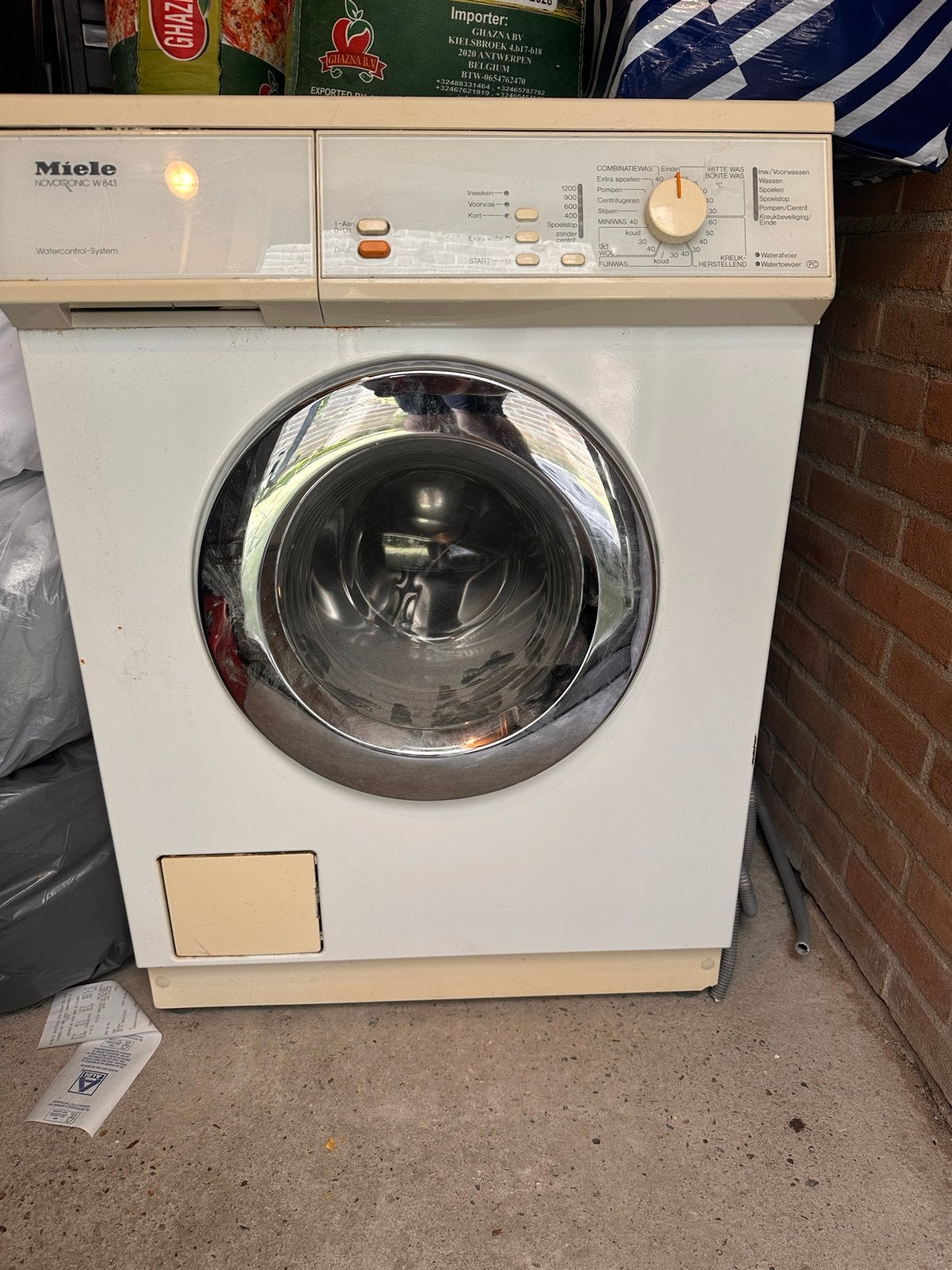 Miele NOVOTRONIC W643 Wasmachine - Gebruikt, Ophalen, Gebruikt, Voorlader, 85 tot 90 cm
