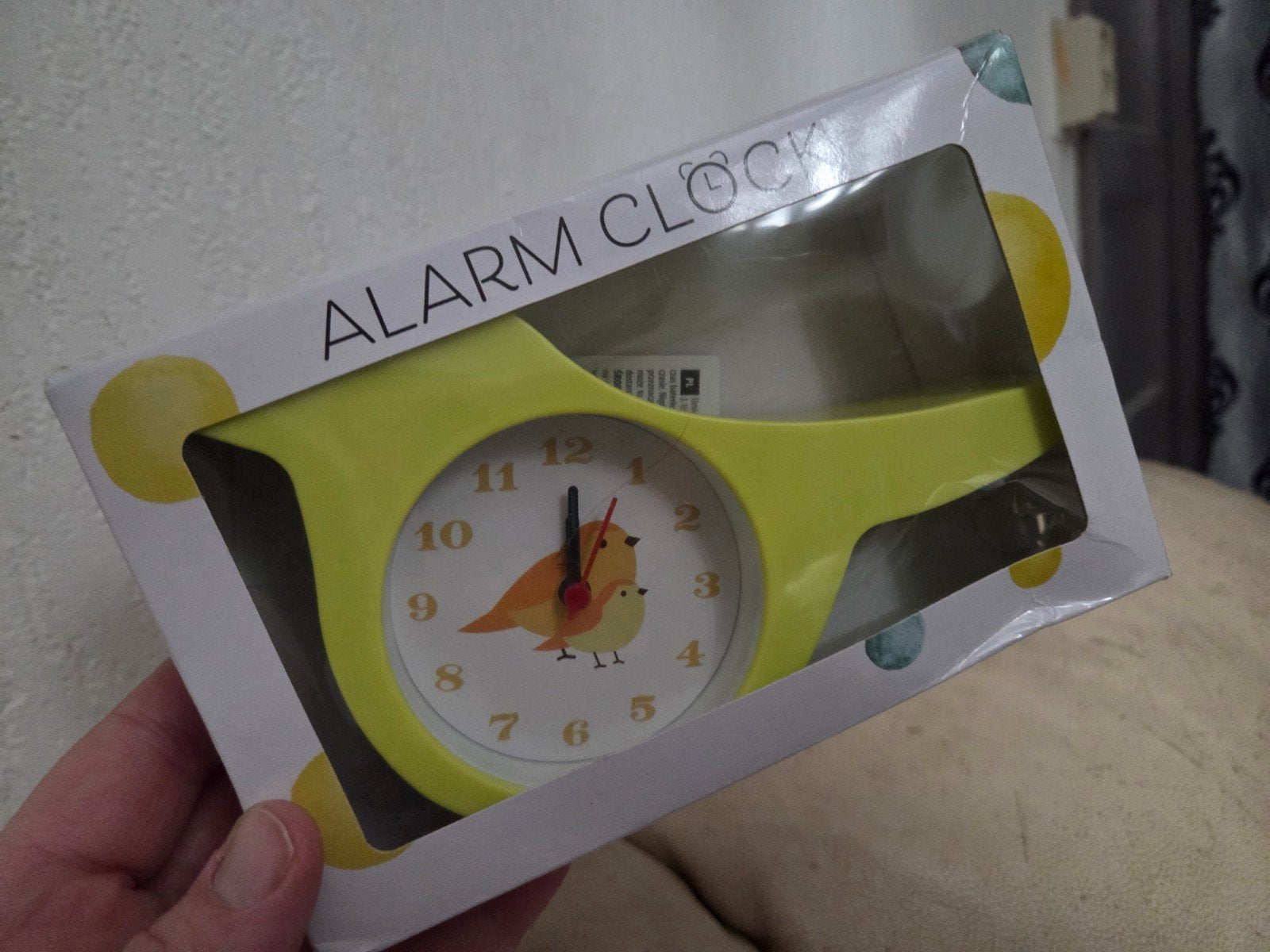 Nieuwe Wekker met Vogeltjes Design, Ophalen, Nieuw