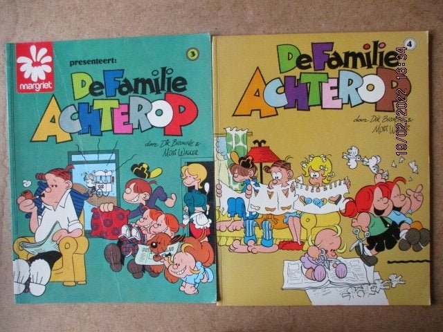 adv5648 familie achterop, Boeken, Stripboeken, Eén stripboek, Ophalen, Gelezen