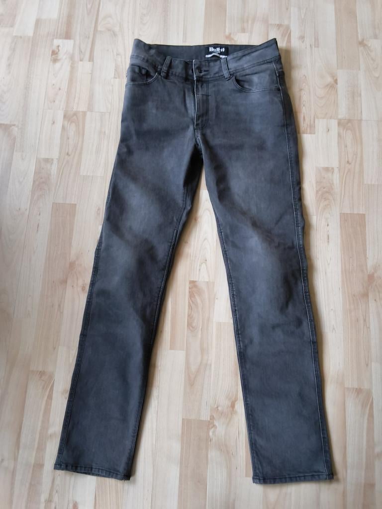 Bull-It Titan grijze motorjeans mt 32 L straight, Ophalen of Verzenden