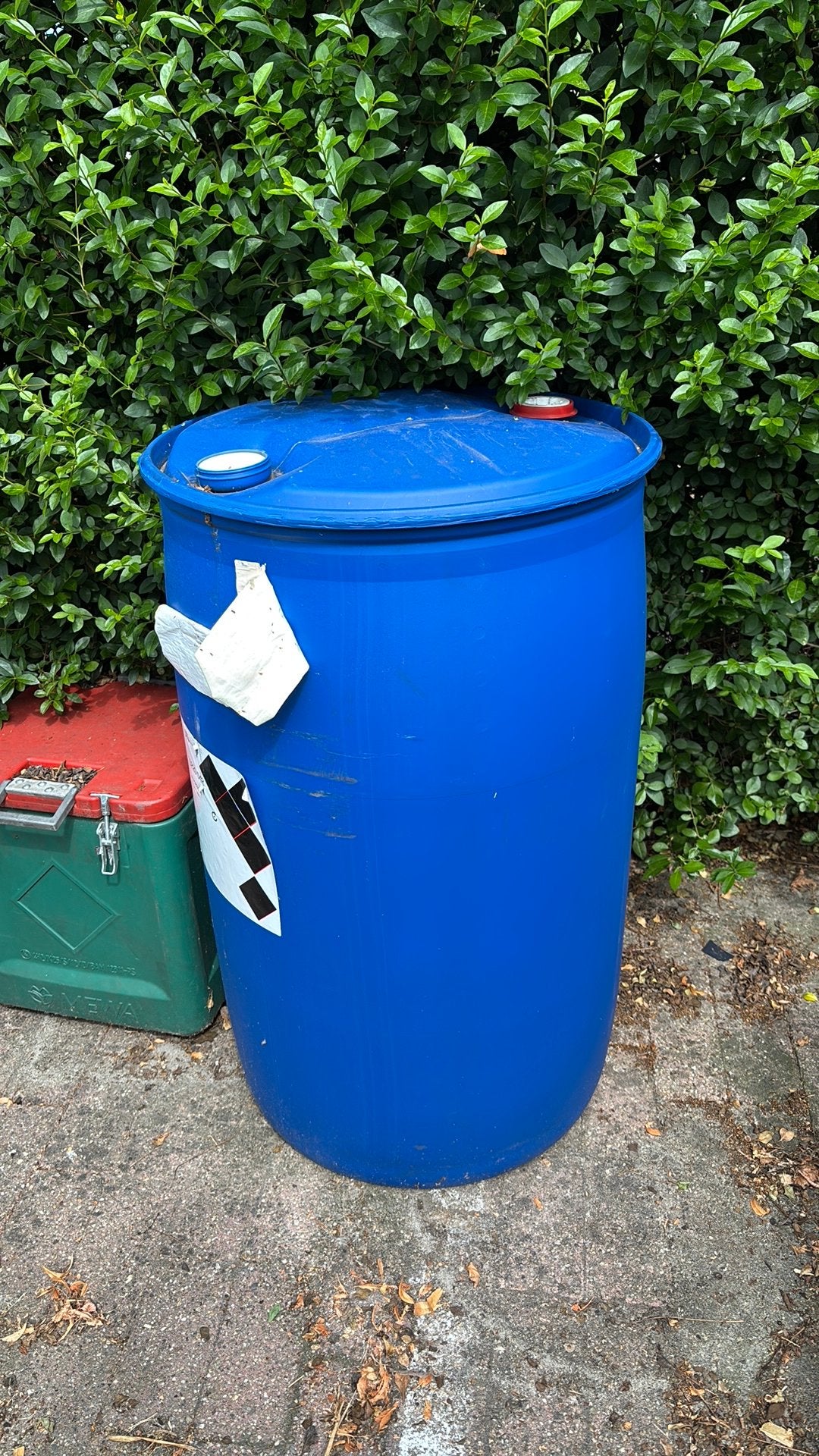 210 liter vat, Tuin en Terras, 150 liter of meer, Ophalen, Zo goed als nieuw