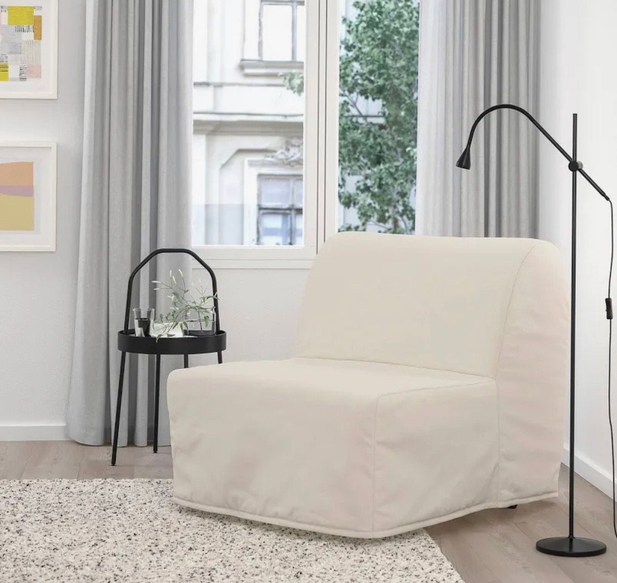Hoes voor IKEA LYCKSELE LÖVÅS slaapfauteuil, Huis en Inrichting, Slaapkamer | Slaapbanken, Ophalen of Verzenden, Zo goed als nieuw