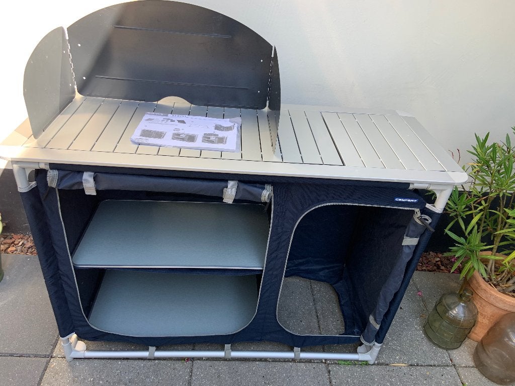 Camping keuken opberg kast, Ophalen of Verzenden, Zo goed als nieuw, Campingkast