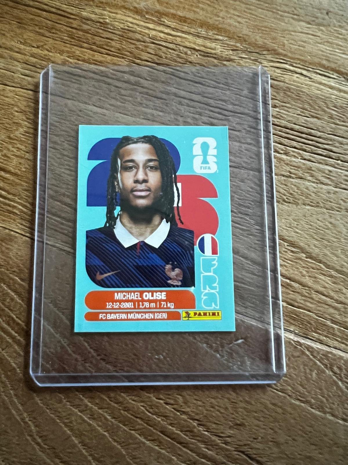Michael Olise Frankrijk WK 2026 Panini voetbal, Ophalen of Verzenden, Zo goed als nieuw, Sticker