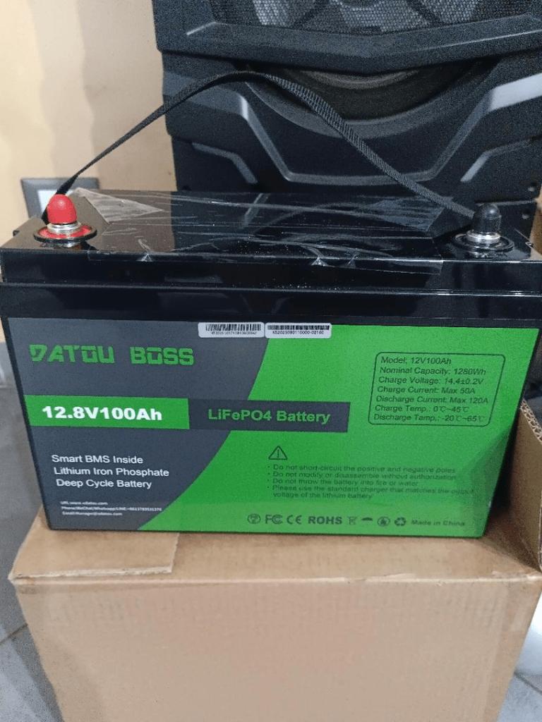 12V 100Ah LiFePO4 lithium accu – 1280Wh – met BMS l Nieuw, Ophalen of Verzenden, Nieuw