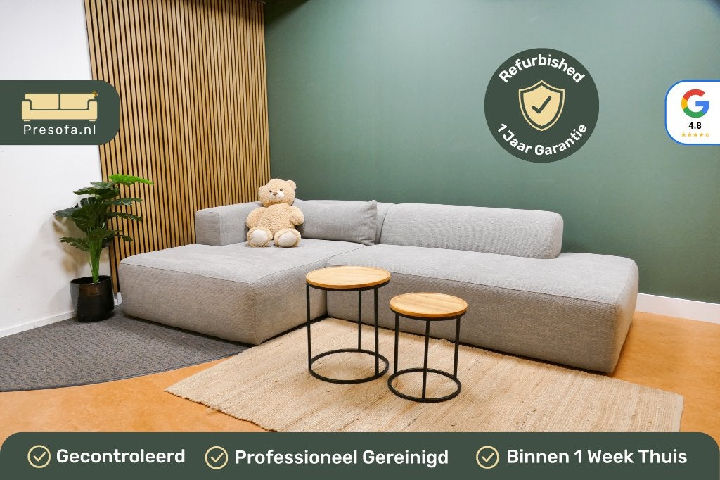 Modulaire Hoekbank 4x6 Sofa Licht Grijs X6 [Refurbished], Huis en Inrichting, Banken | Bankstellen, 250 tot 300 cm, -, -, Hoekbank