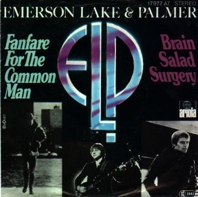 Emerson Lake & Palmer Fanfare for the common man (Ariola 77), Gebruikt, 7 inch, Pop, Fotohoes