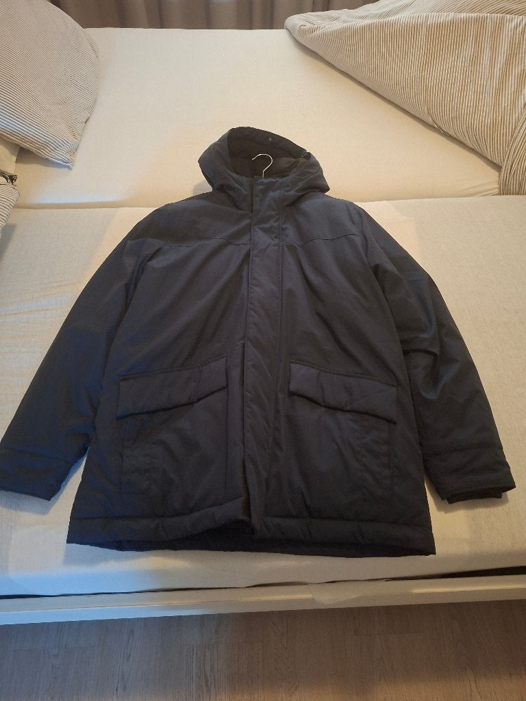 Winterjas, Ophalen of Verzenden, Zo goed als nieuw, Maat 46/48 (XL) of groter, Blauw