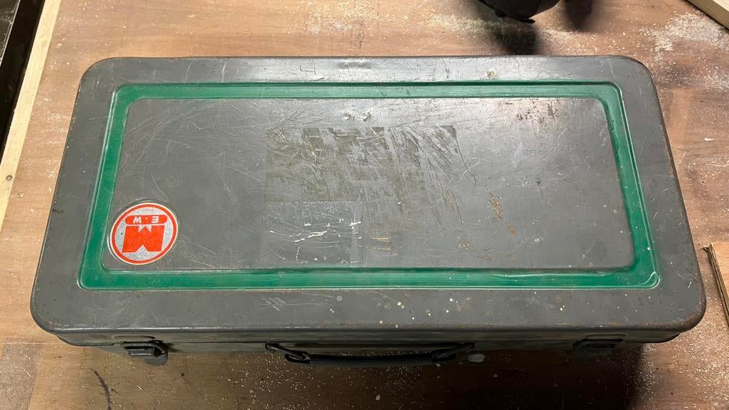 Klopboormachine HR2210 in metalen kist met enkele boren, Ophalen of Verzenden, Gebruikt, 400 tot 600 watt, Klopboormechanisme