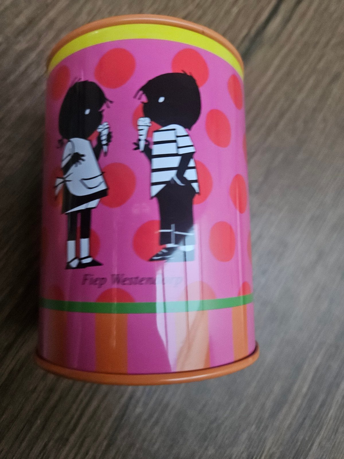 Jip en Janneke spaarpot, Verzamelen, Ophalen of Verzenden, Gebruikt, Metaal of Blik, Overige thema's