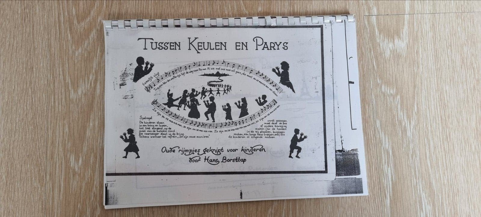 Boekje kinderliedje prentjes en bijbehorende muzieknoten., Ophalen of Verzenden, Zo goed als nieuw, Les of Cursus, Gitaar