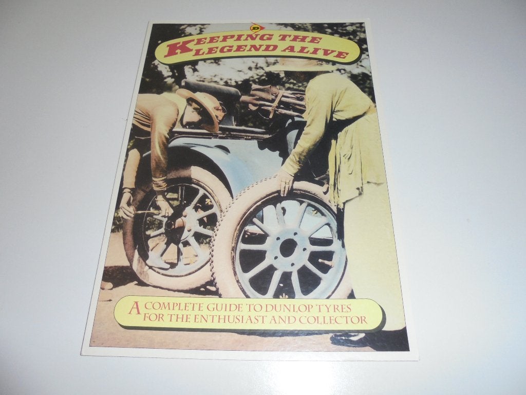 brochure Dunlop bandenprogramma oldtimers  1994/95, Ophalen of Verzenden, Nieuw, Overige merken