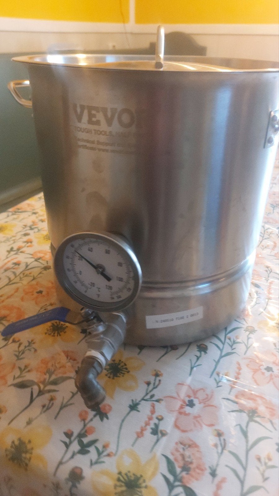 Vevor Brouwketel met Thermometer en Kraan, Ophalen, Gebruikt