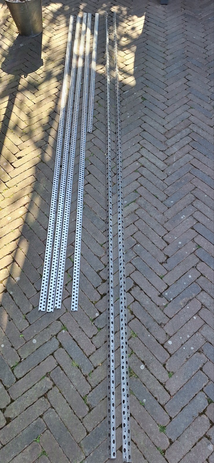 stucprofielen, 2x hoek 4x eind + reststuk, Ophalen