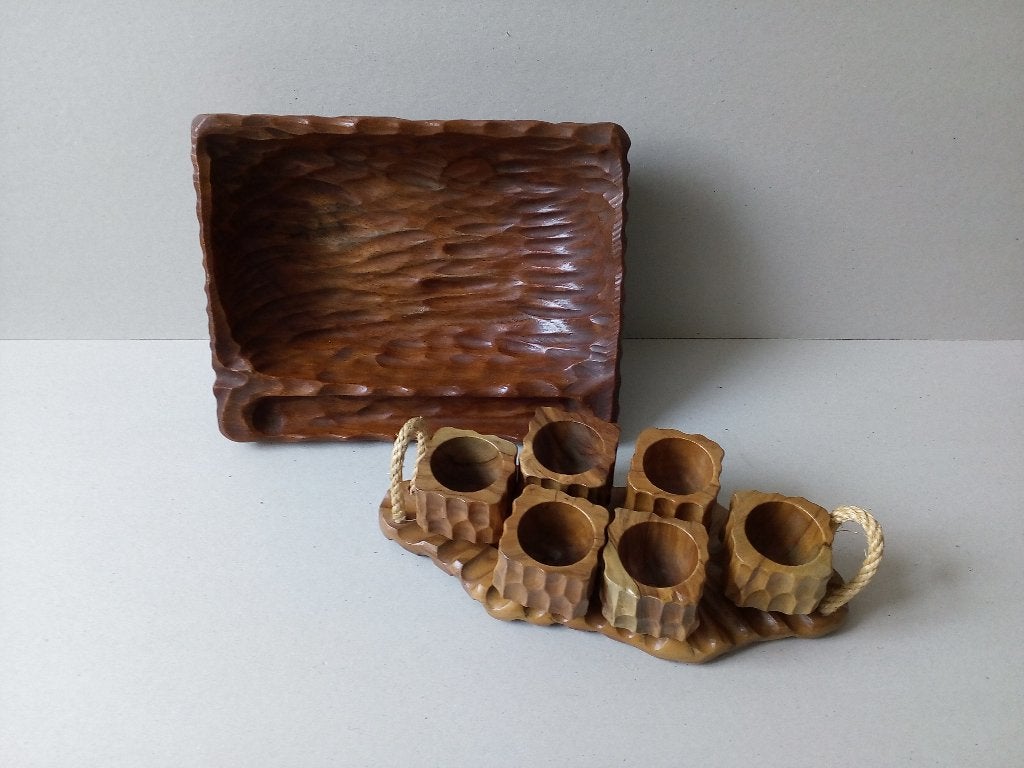 Houten schaal/eierdopjes. Pr/p/stuk vanaf, Ophalen of Verzenden