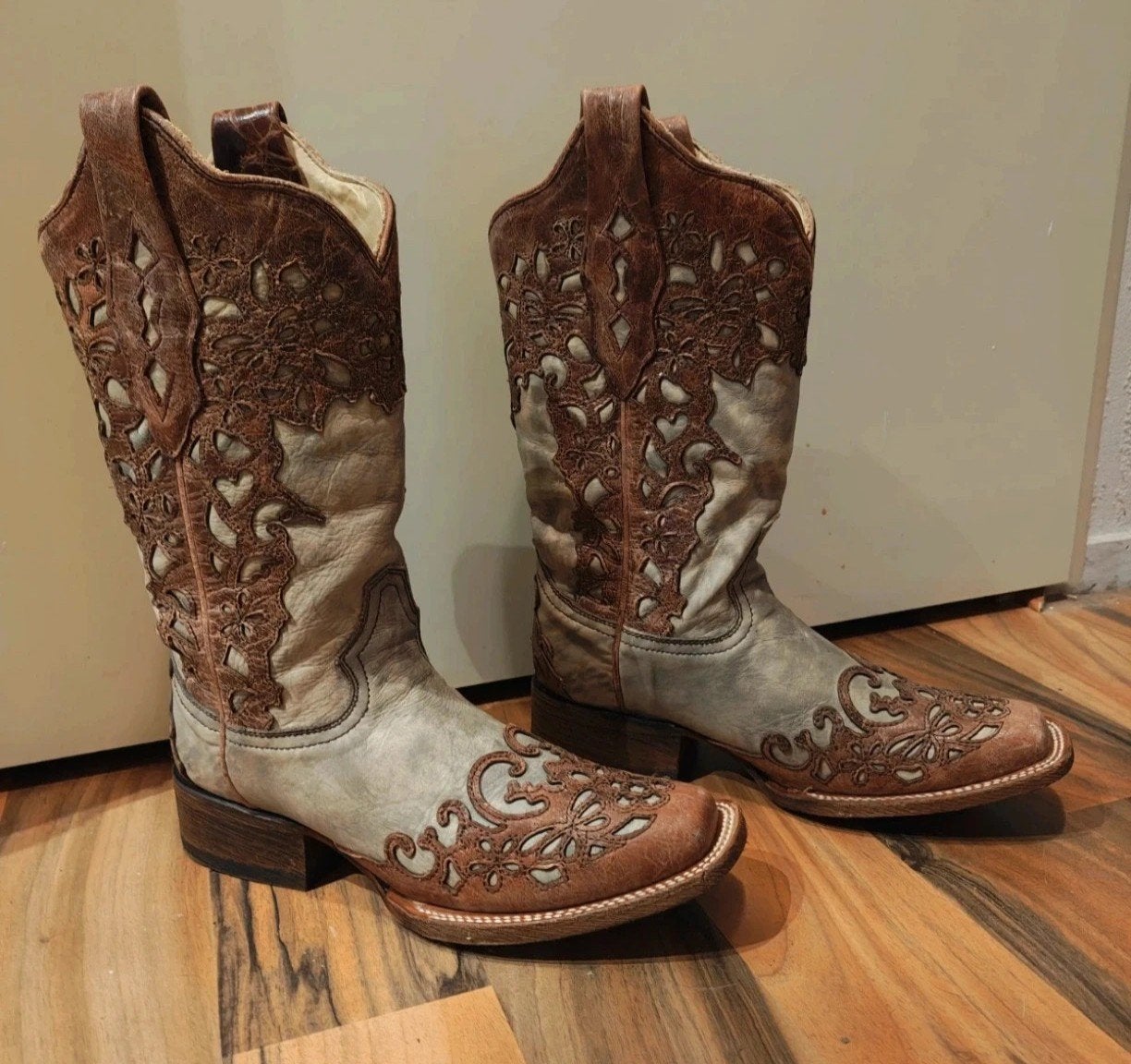 Corral Western Laarzen 6 1/2M, Hoge laarzen, Bruin, Corral, Ophalen of Verzenden