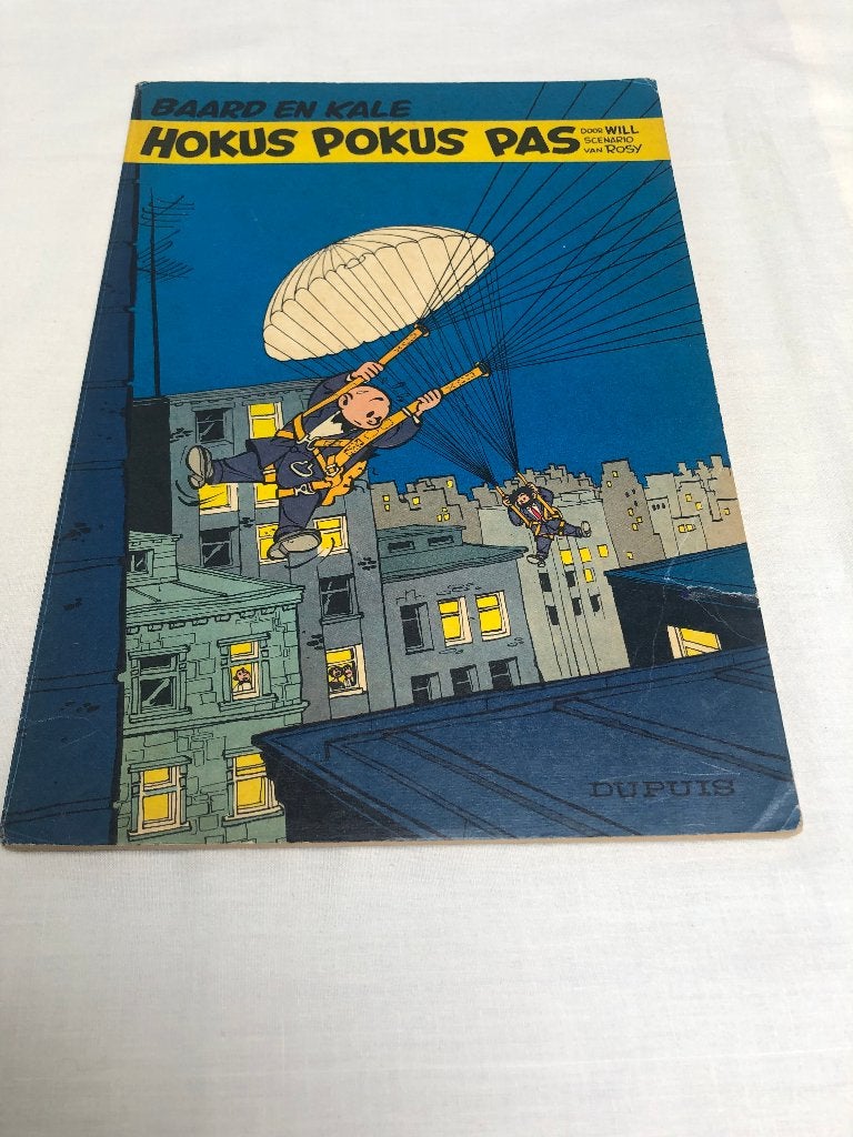 Baard en Kale 6 Hokus Pocus Pas SC 1e druk 1958, Boeken, Stripboeken, Eén stripboek, Ophalen of Verzenden, Zo goed als nieuw, Will/Rosy