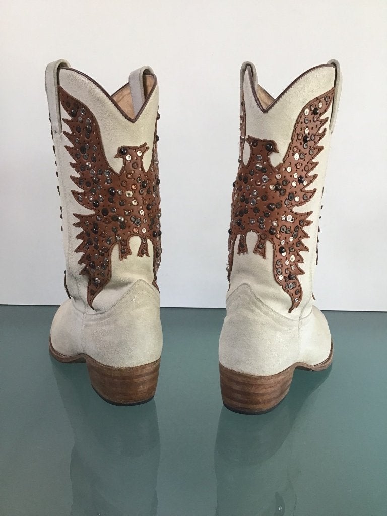Sendra 37 beige bruin | Boho boots | Gratis verzenden, Verzenden, Beige, Zo goed als nieuw, Hoge laarzen