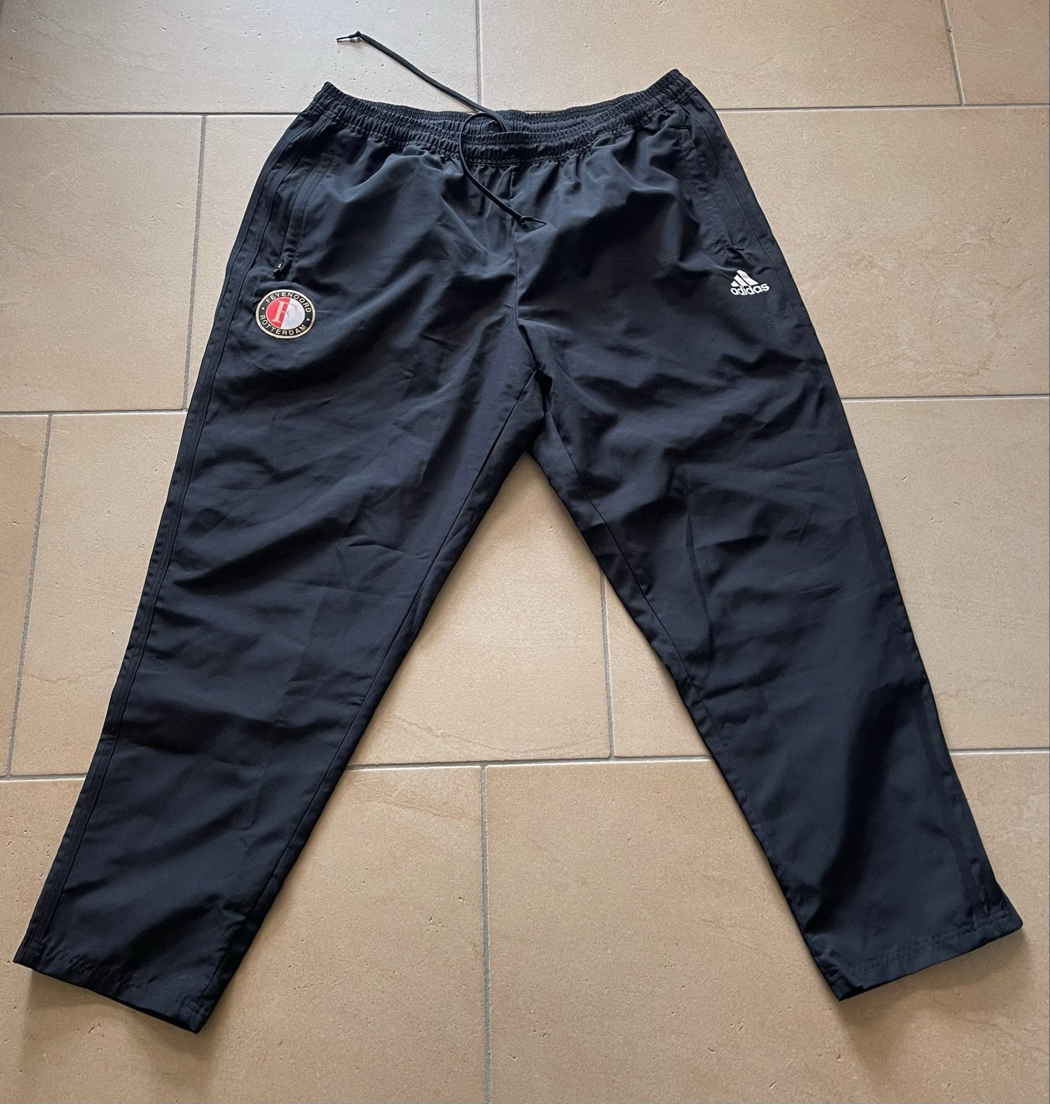 Adidas Feyenoord Trainingsbroek - Maat 2XL, Kleding | Heren, Zwart, Overige maten, Ophalen of Verzenden, Voetbal