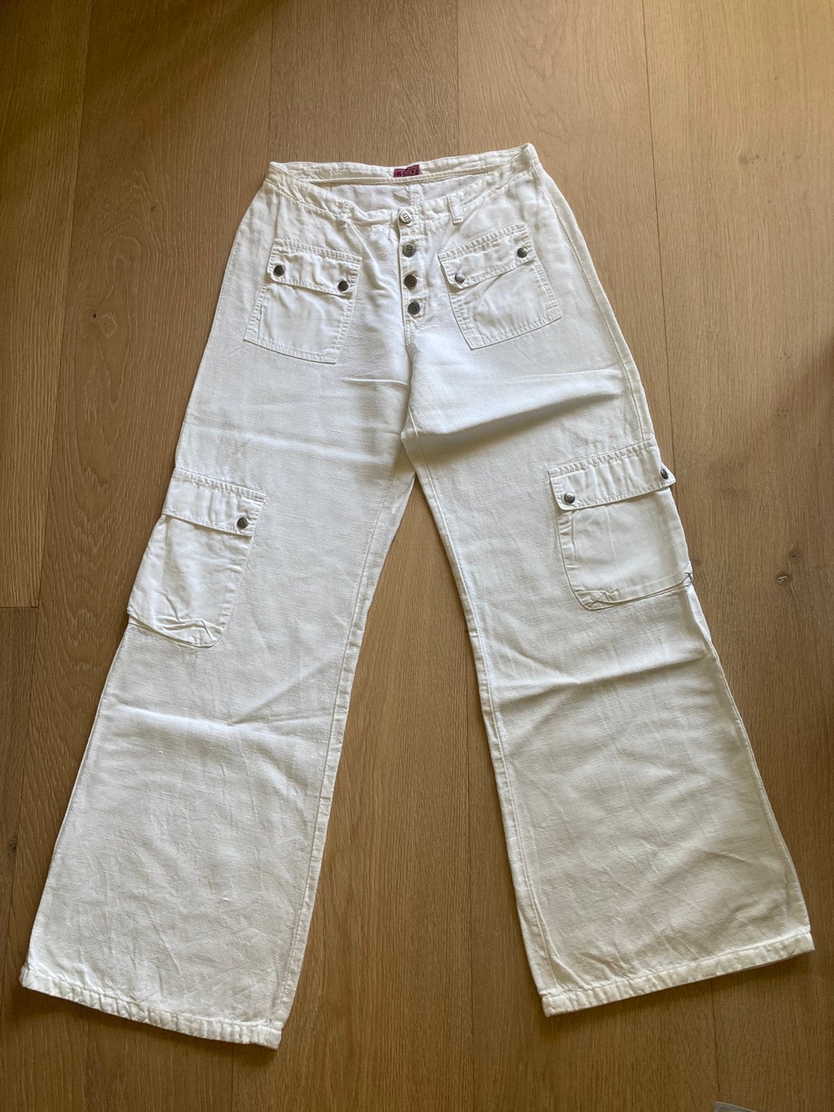 Jonny-Q broek met wijde pijpen maat 38, Maat 38/40 (M), Wit, Ophalen of Verzenden, Zo goed als nieuw