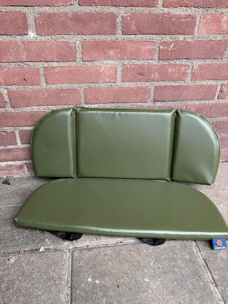 Babboe kussenset groen voor bakfiets City, Ophalen, Gebruikt