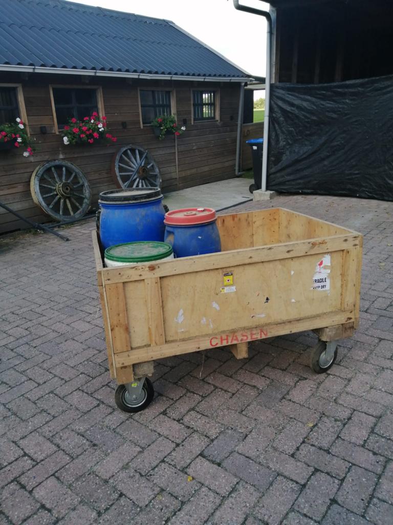 Kar, 100 liter of meer, Ophalen of Verzenden, Zo goed als nieuw, Transportkar