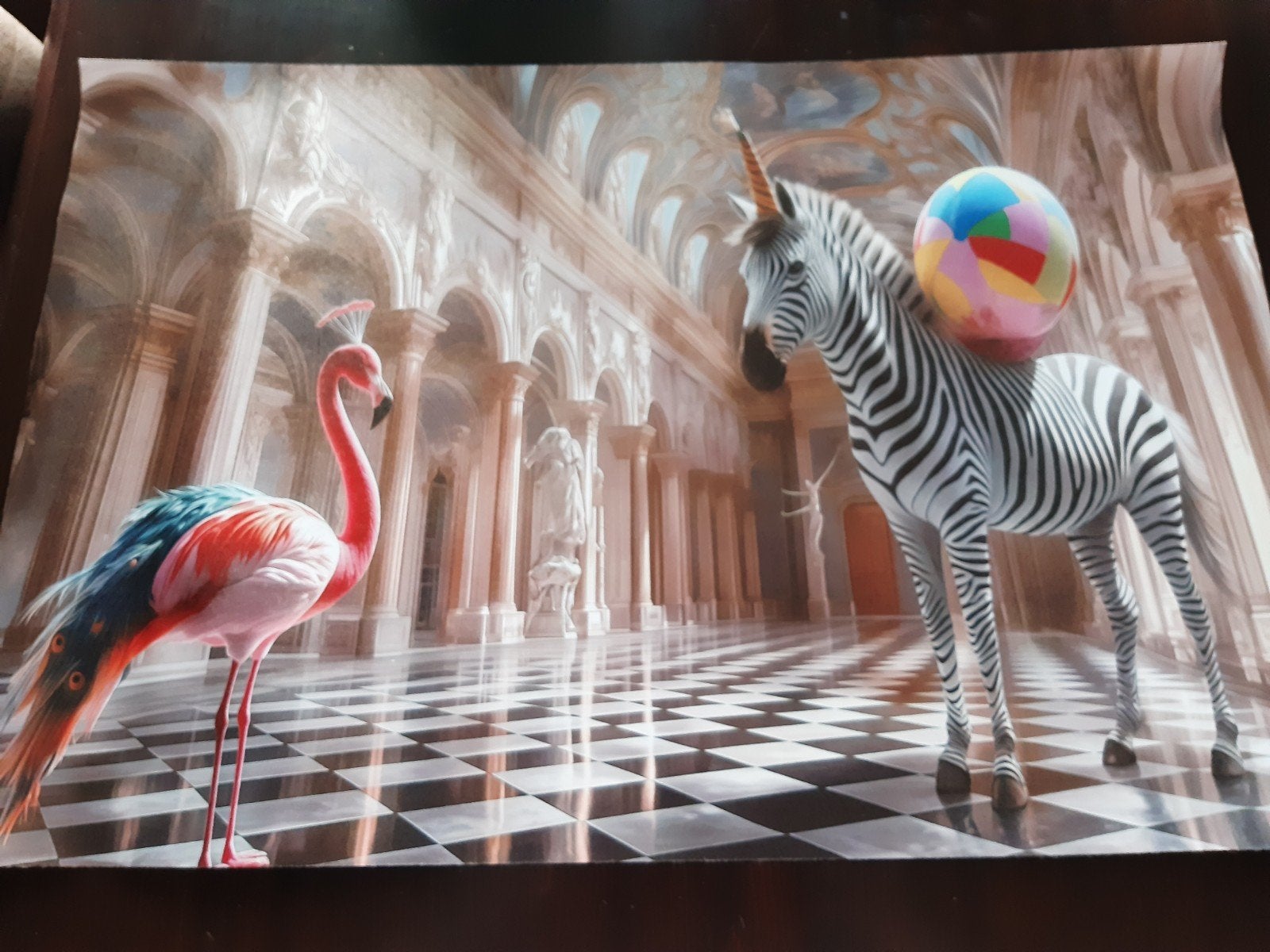 canvas print 50 bij 75 cm. no frame., Ophalen of Verzenden, Nieuw