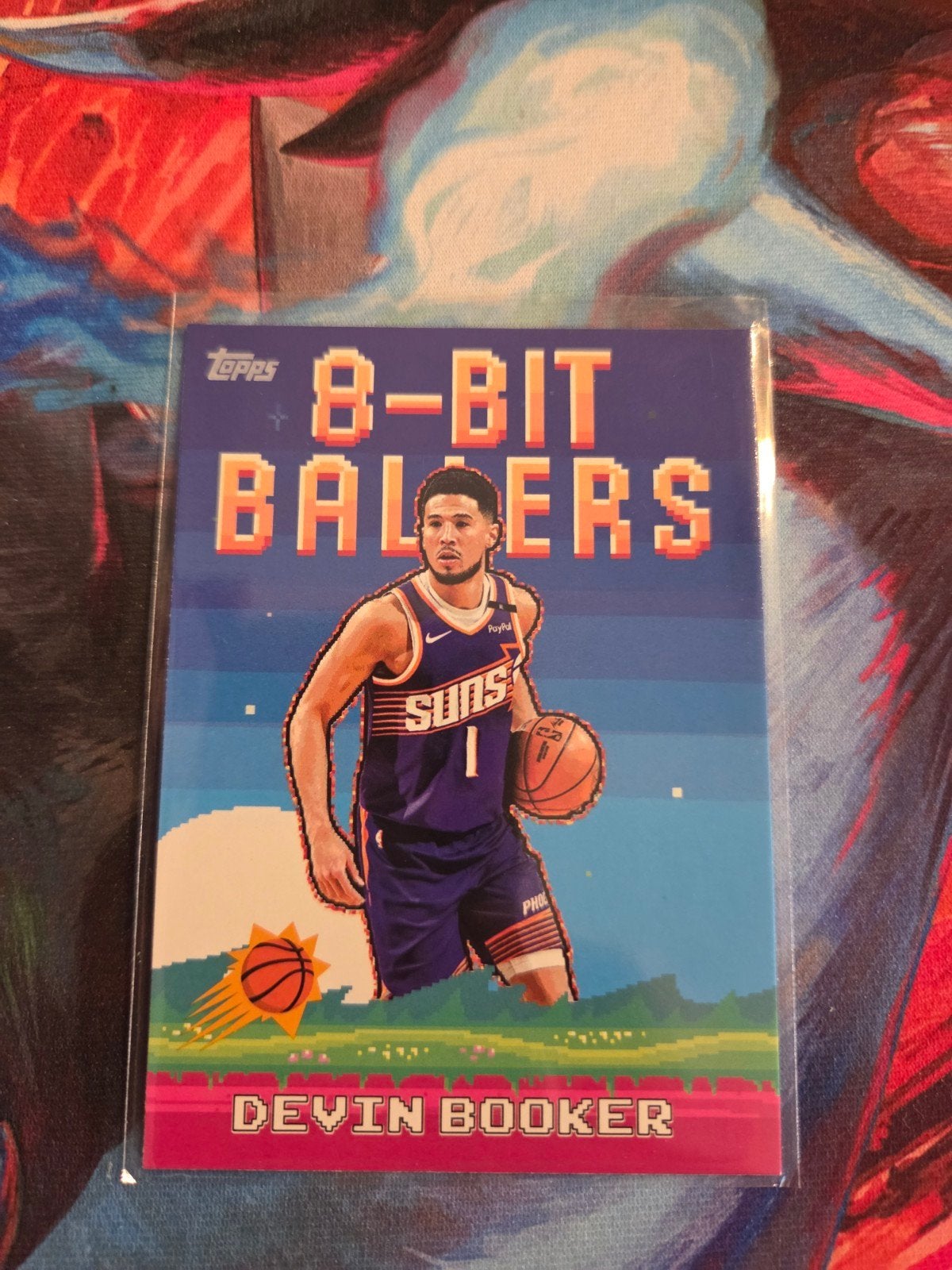 Devin Booker 8-Bit Ballers Topps Spelerskaart NBA, Ophalen of Verzenden