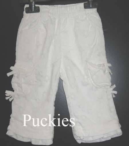 Witte broek Dirkje Babywear maat 80 NIEUW (9212) a, Kinderen en Baby's, Babykleding | Maat 80, Broekje, Meisje, Dirkje, Nieuw
