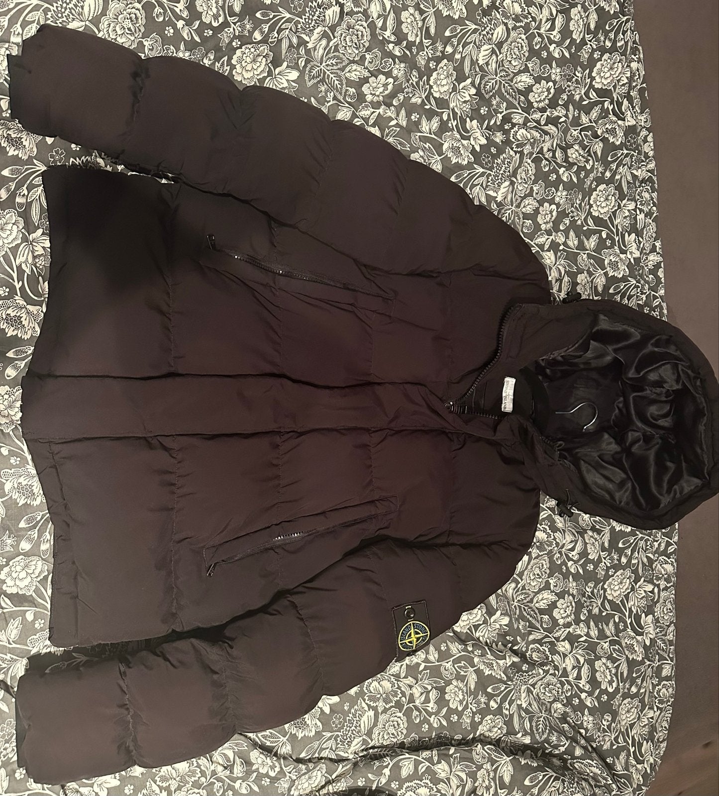 Stone Island Zwarte Winterjas Maat M, Kleding | Heren, Jassen | Winter, Ophalen of Verzenden, Nieuw, Maat 48/50 (M), Zwart