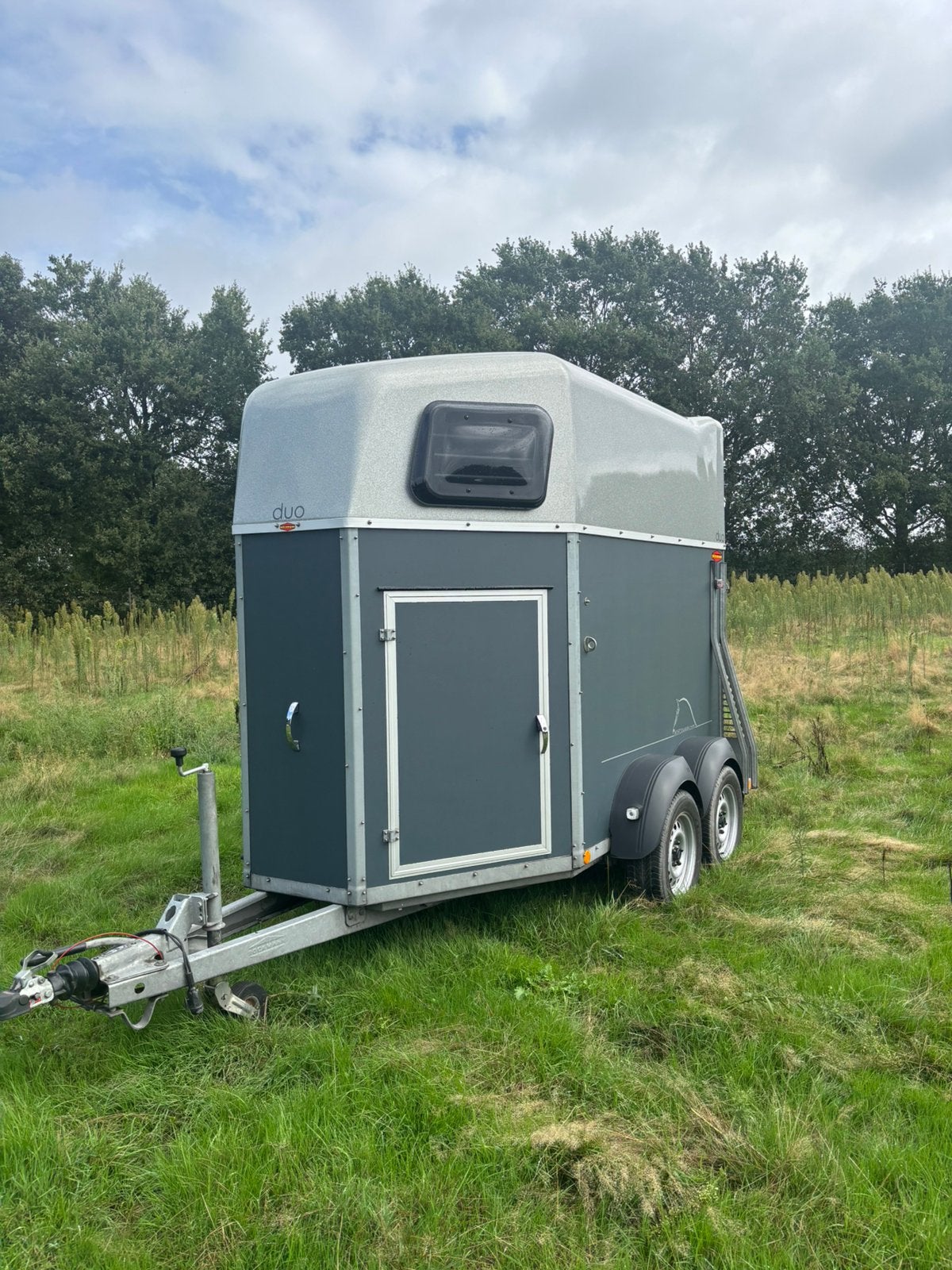 Bockmann paardentrailer 2 paards, Ophalen, Zo goed als nieuw, Aluminium, 2-paards trailer