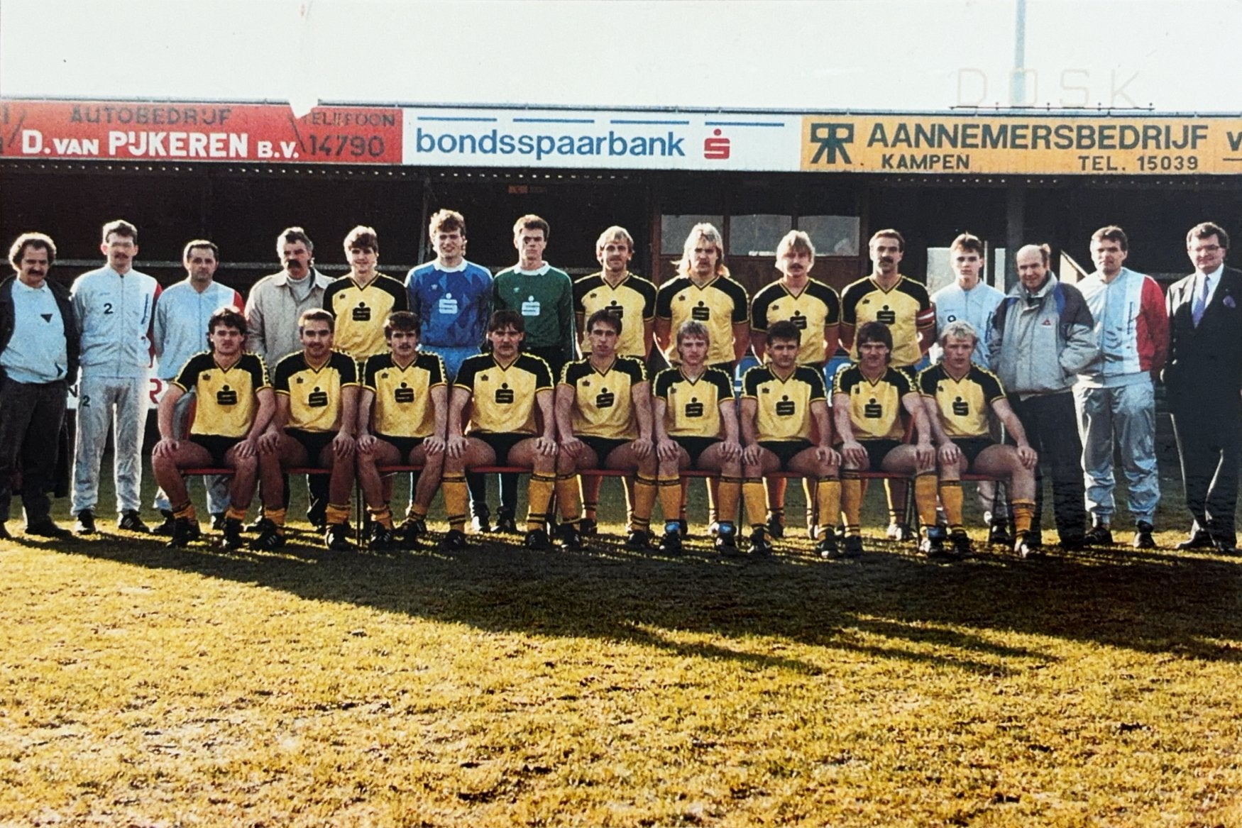 Elftalkaart DOS Kampen - seizoen 1987/1988, Verzenden, Zo goed als nieuw, Feyenoord, Spelerskaart