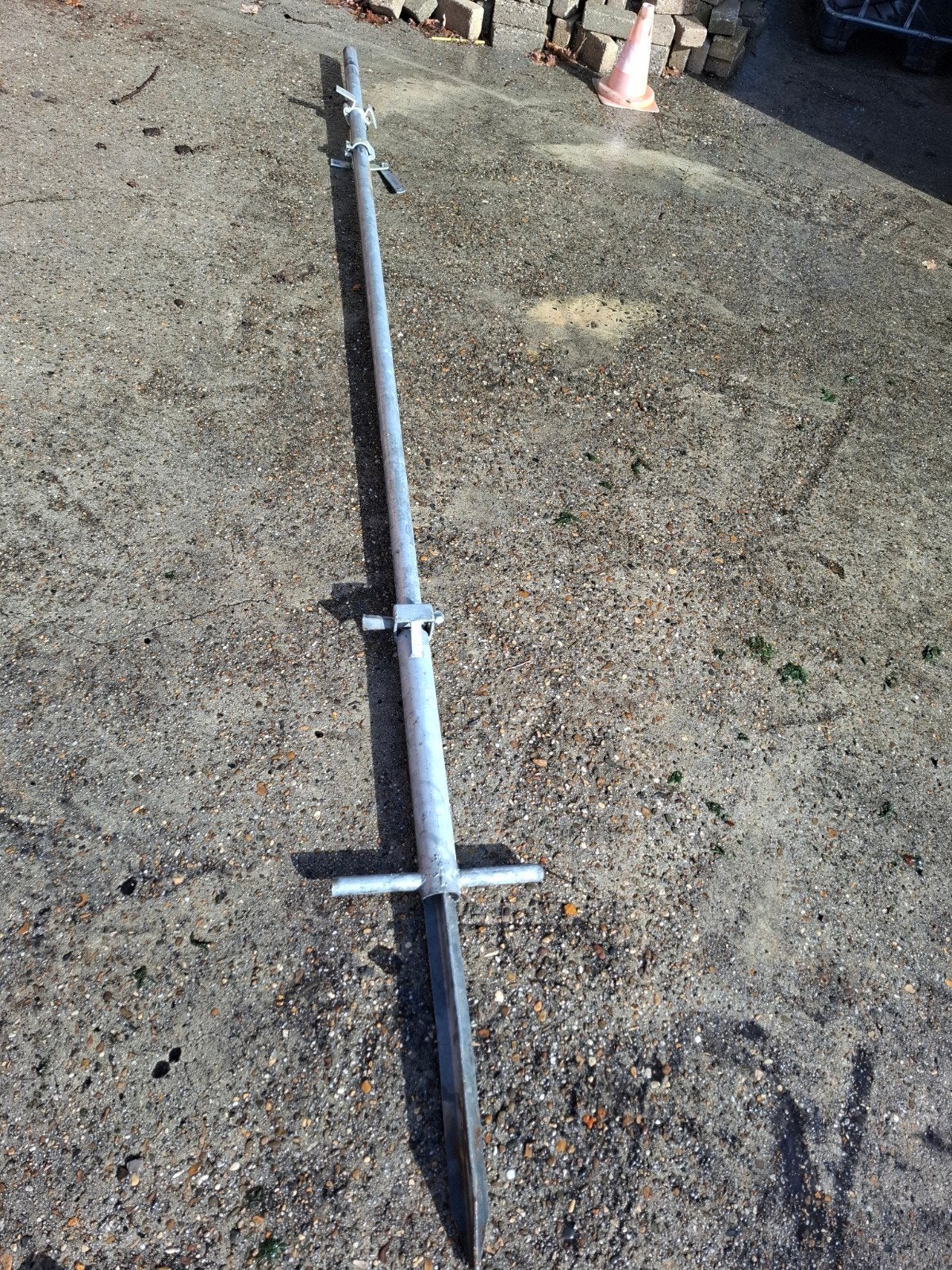 verkeersbord houder, Ophalen