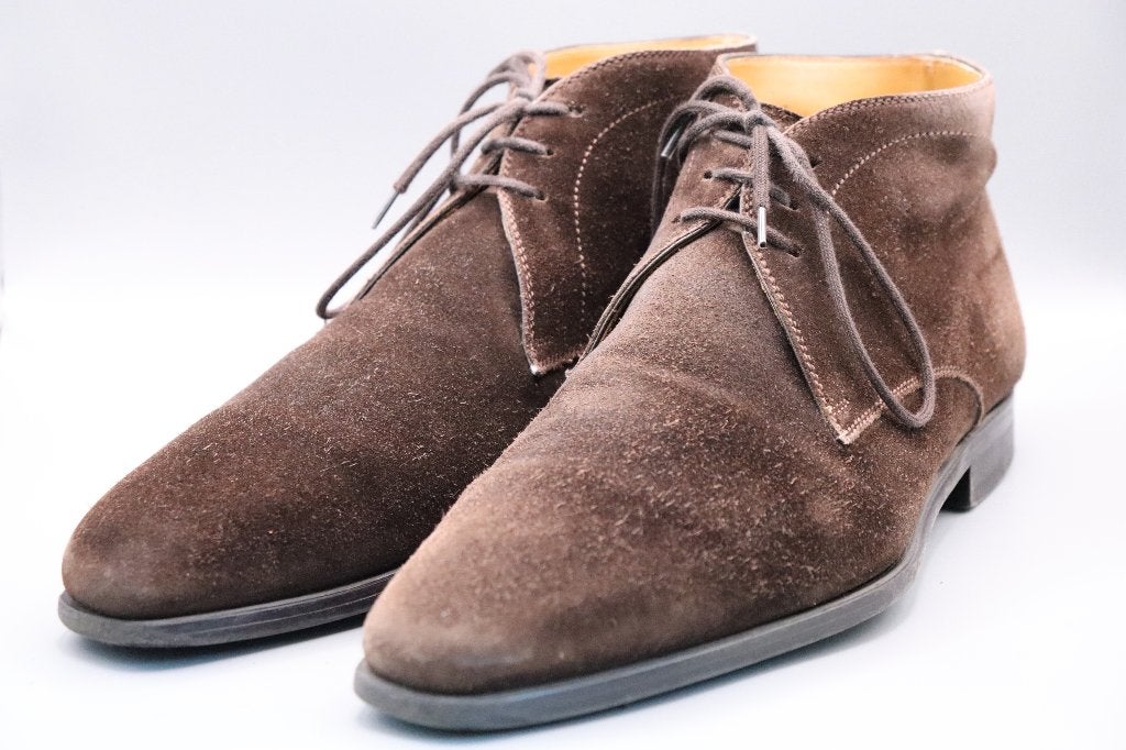 Magnanni veterschoenen | maat 39 | bruin suede, Kleding | Heren, Schoenen, Bruin, Ophalen of Verzenden, Magnanni, Gedragen
