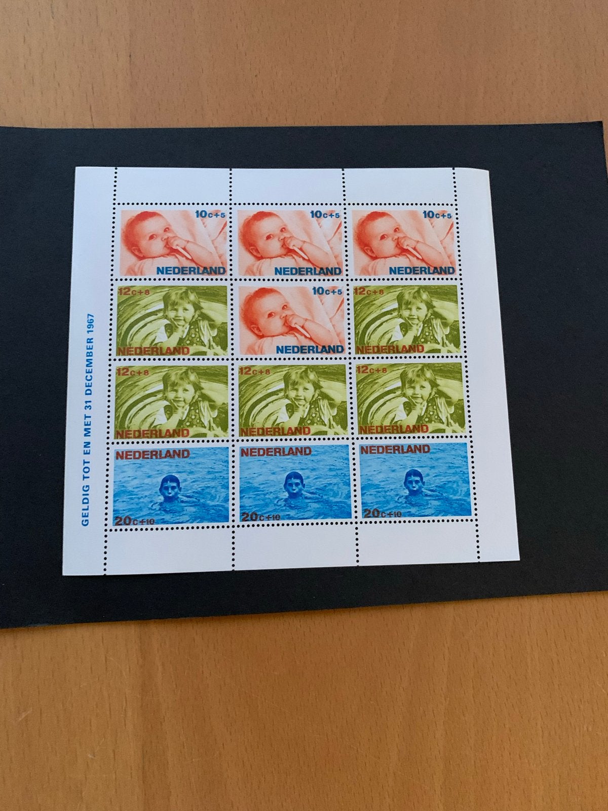 Nederlandse Postzegels 1967 - Kinderpostzegels Vel, Postzegels en Munten, Postzegels | Nederland, Ophalen of Verzenden, Na 1940