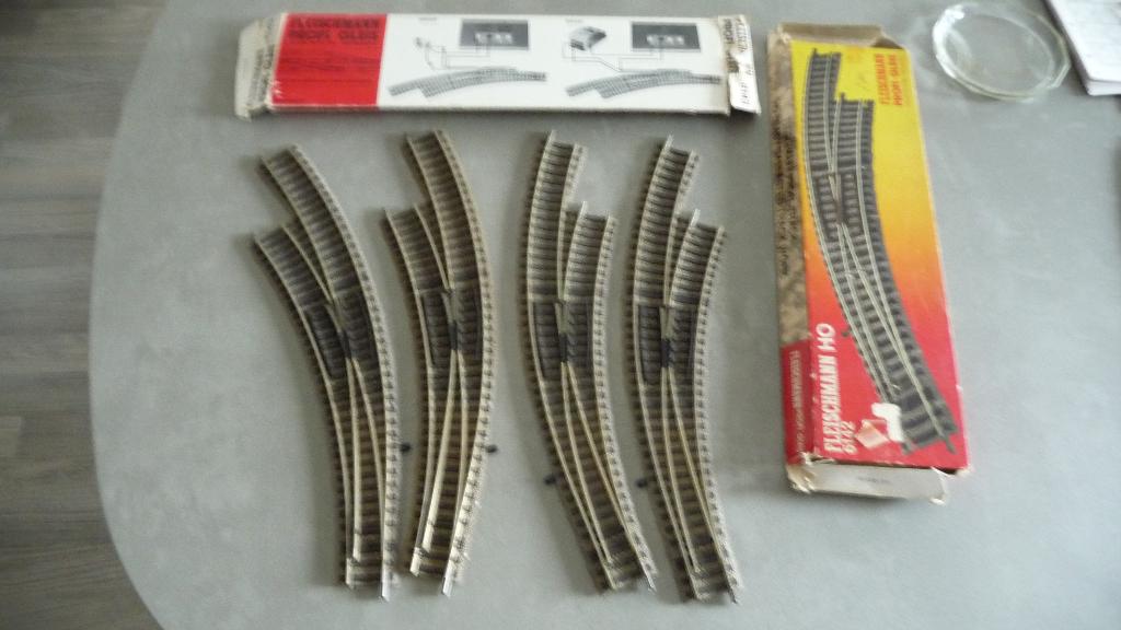 fleischmann profi wissels, Hobby en Vrije tijd, Modeltreinen | H0, Wisselstroom, Verzenden, Fleischmann, Rails