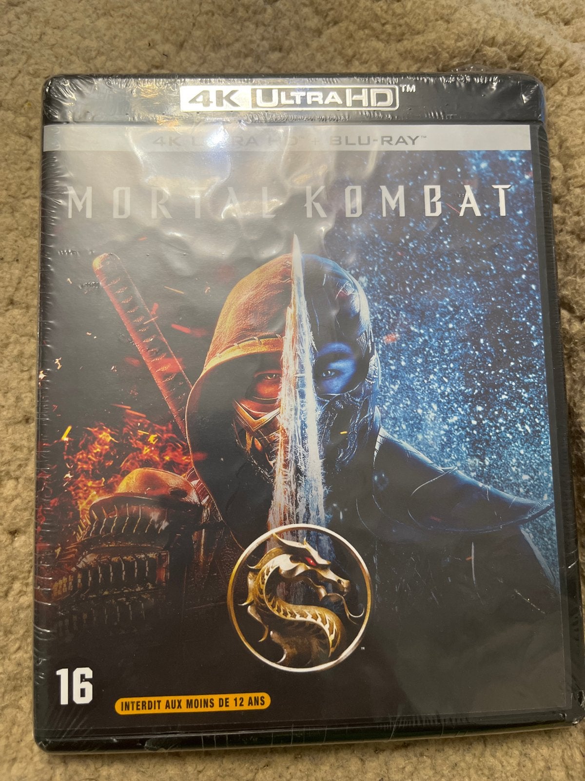 Mortal Kombat 4K Ultra HD Blu-ray (Nieuw in verpakking), Vanaf 16 jaar, Film, Ophalen of Verzenden, Nieuw in verpakking
